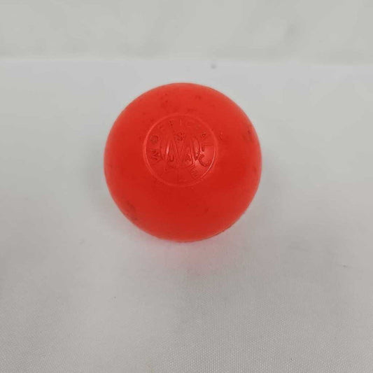 Mylec No Bounce Street Hockey Ball | Orange | Warm | 2.5" | Used