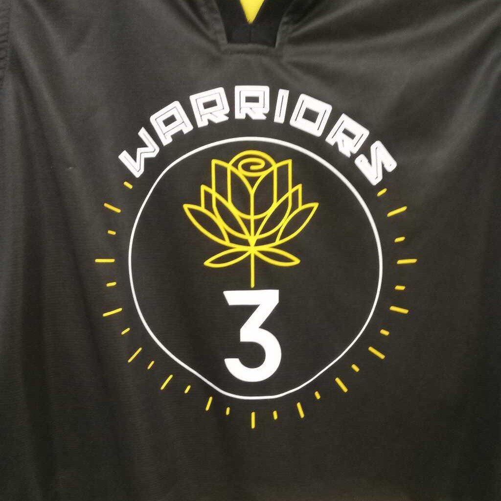 Youth Golden State Warriors Jordan Poole Fanatics Black Fast Break Jersey - City Edition - Large