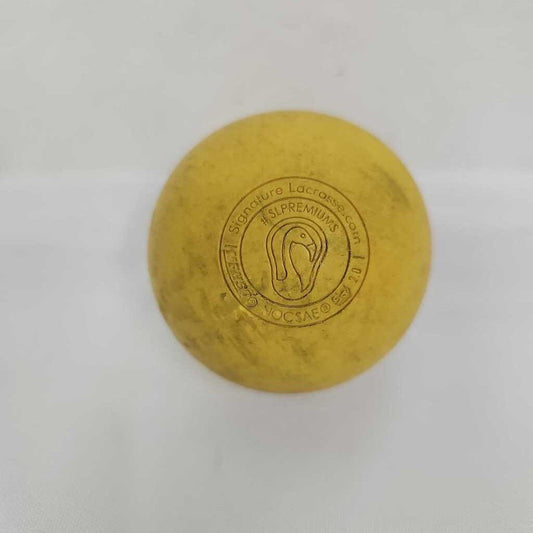 Signature Lacrosse Official Yellow Lacrosse Ball