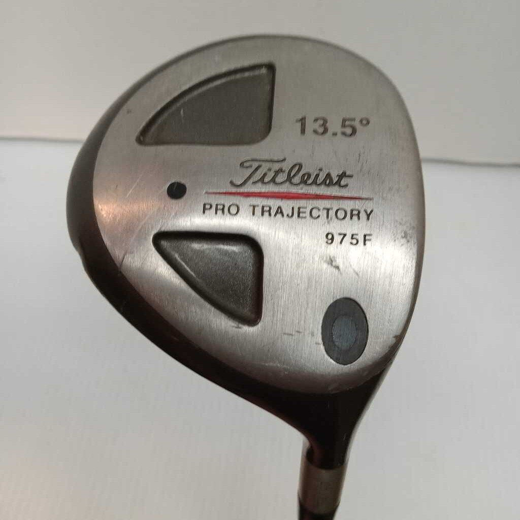 Titleist 975F Pro Trajectory 13.5* 3 Wood Mens Right Hand With Stiff Flex Graph Shaft Preowned