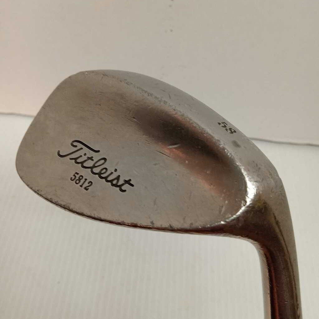 Titleist 5812 Lob Wedge 58* 12* Bounce Mens Right Hand With Steel Shaft Preowned