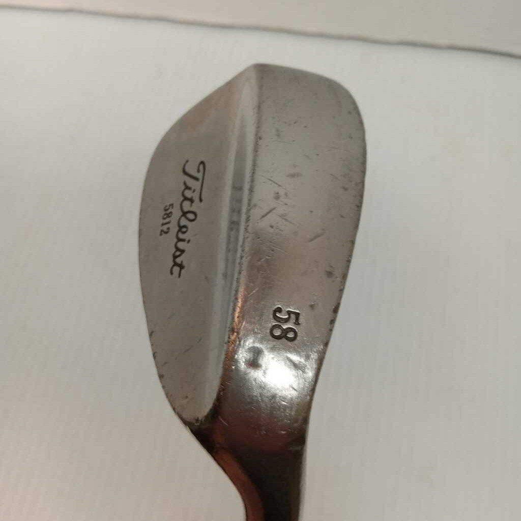Titleist 5812 Lob Wedge 58* 12* Bounce Mens Right Hand With Steel Shaft Preowned