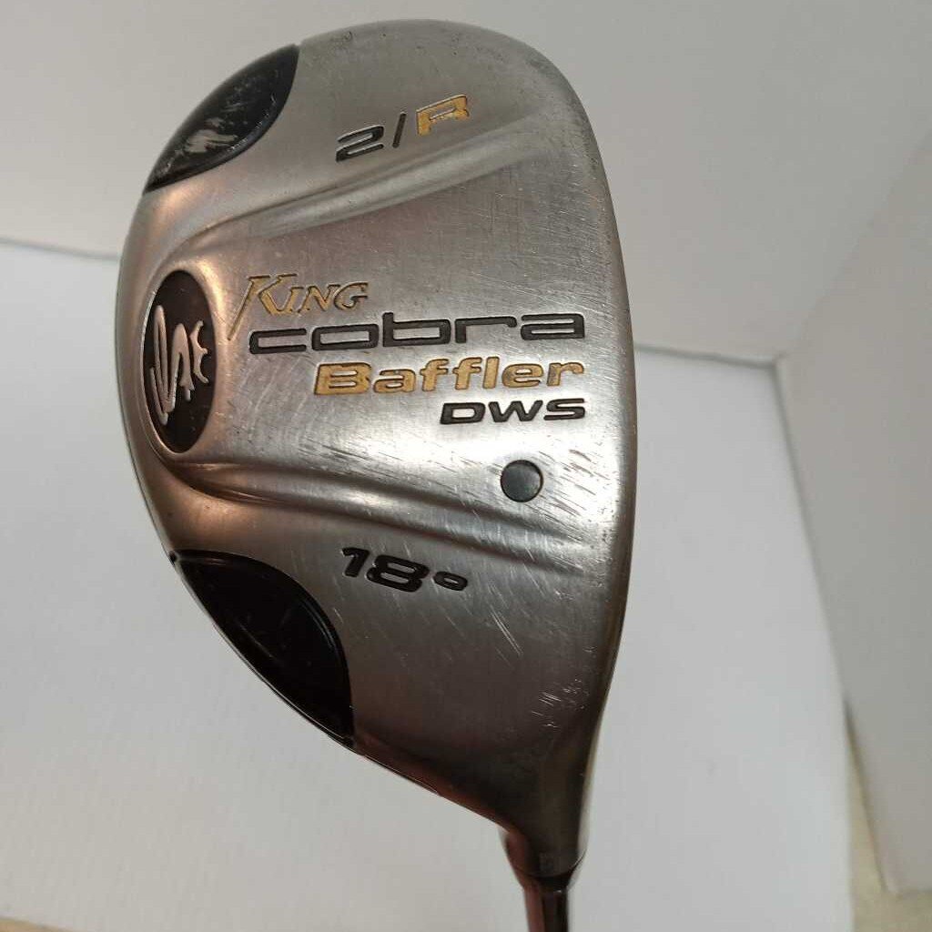 King Cobra Baffler DWS 18* 2/R Hybrid Mens Right Hand With NS Pro 950 Stiff Steel Shaft Preowned