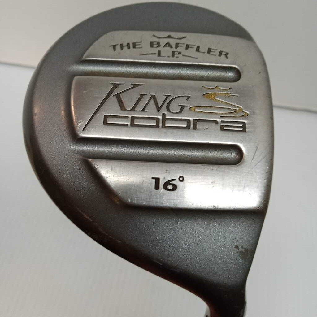 King Cobra The Baffler L.P. Fairway 3 Wood 16* Mens Right Hand With Stiff Graph Shaft Preowned