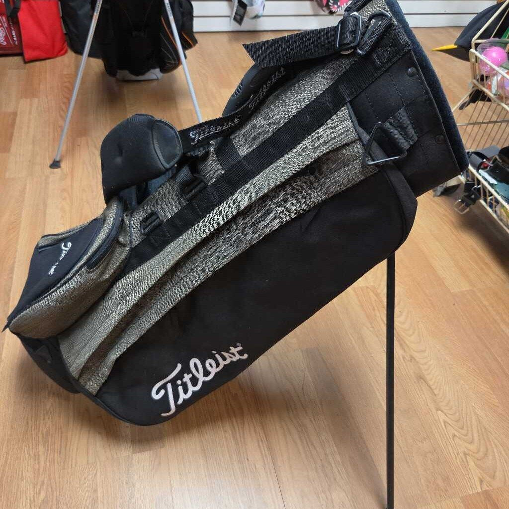 Titleist Golf Stand Bag Black/Grey Size Adult Preowned
