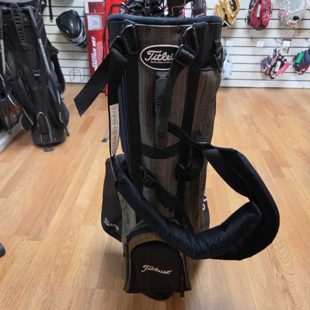 Titleist Golf Stand Bag Black/Grey Size Adult Preowned