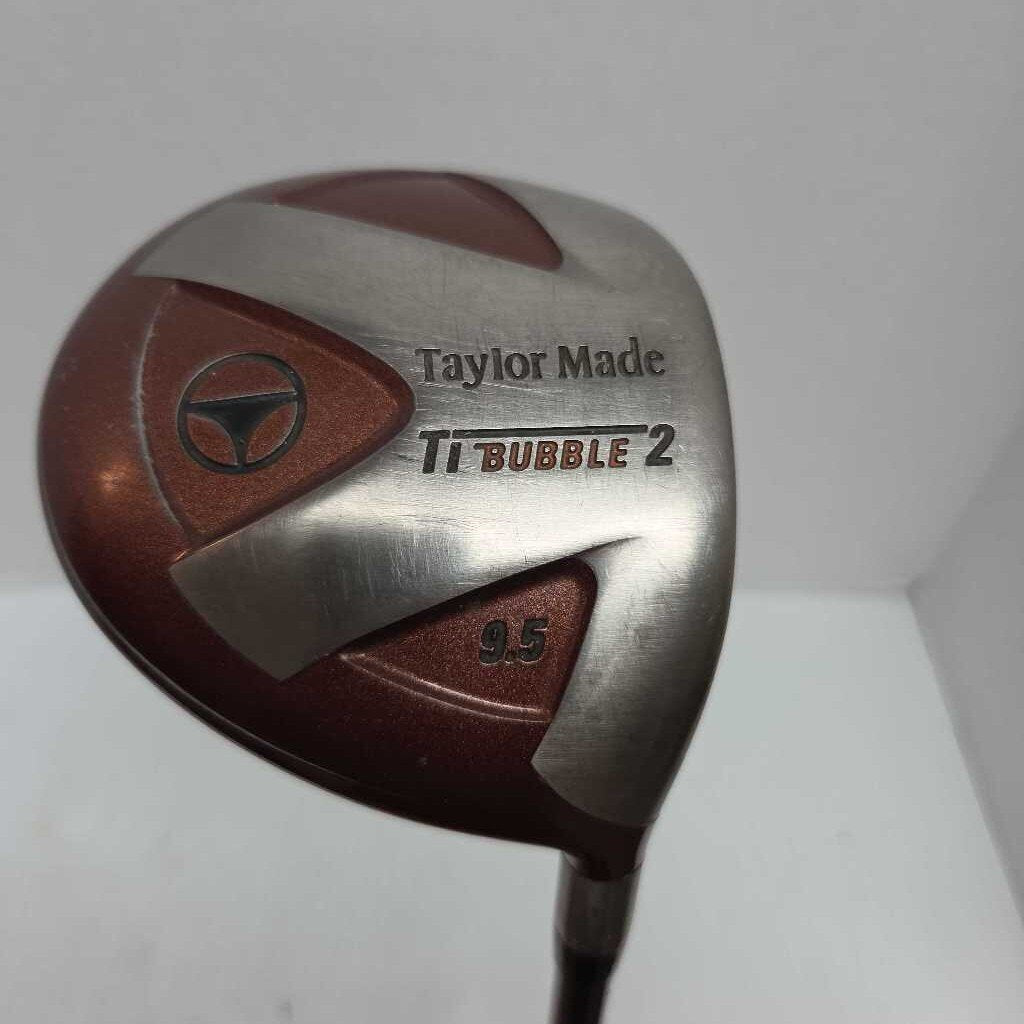 TaylorMade Ti Bubble 2 9.5* Driver Mens Right Hand With Stiff Graph Shaft Preowned