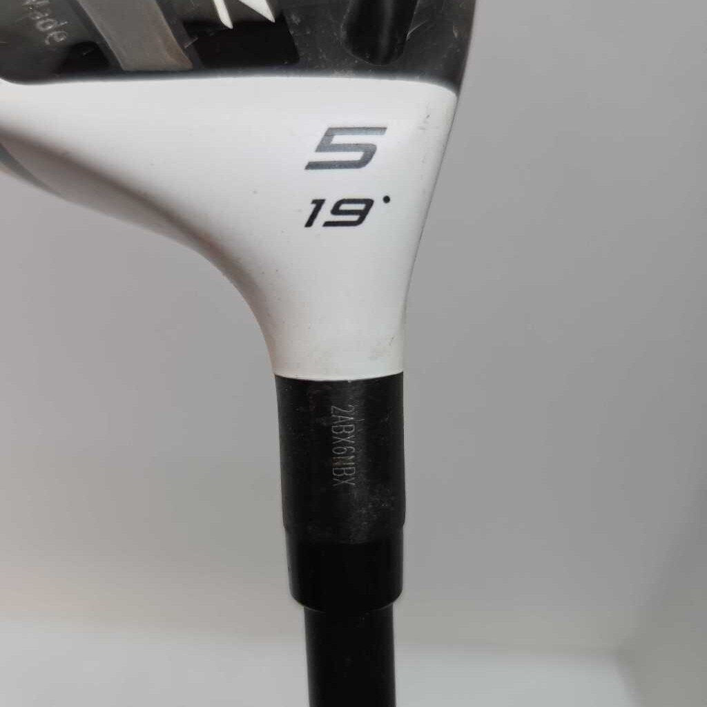 TaylorMade RBZ Stage 2 19* 5 Wood Mens Right Hand with Reg Flex Graph Shaft Preowned