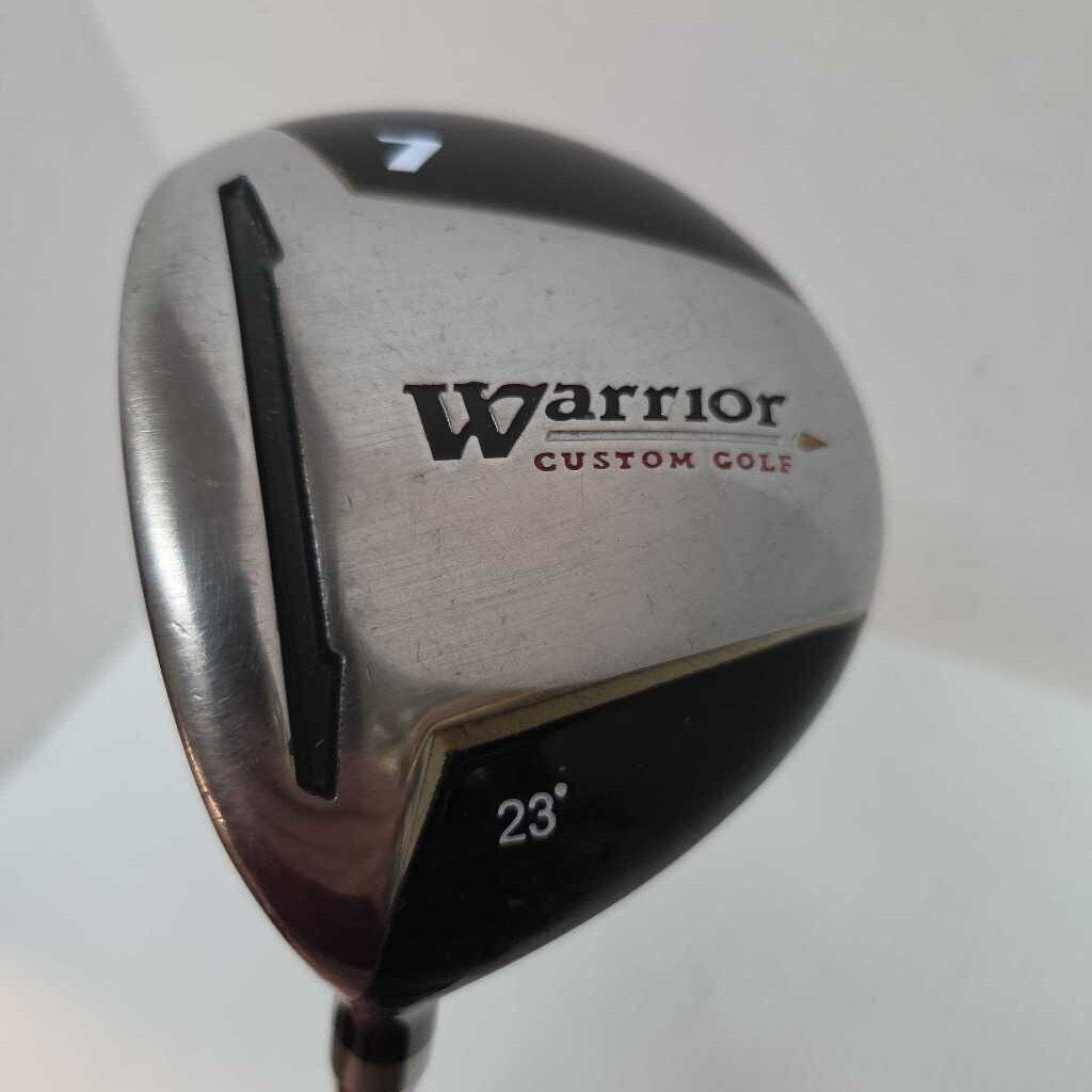 Warrior Custom Golf 23* 7 Wood Mens Left Hand With Reg Flex Graph Shaft Preowned