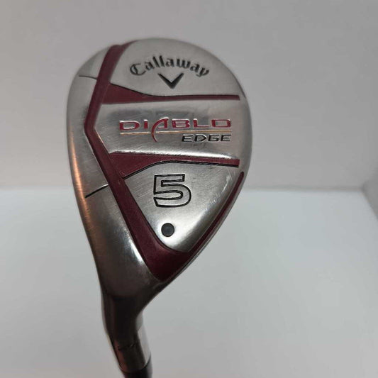 Callaway Diablo Edge 27* 5 Hybrid Mens Left Hand With Stiff Graph Shaft Preowned