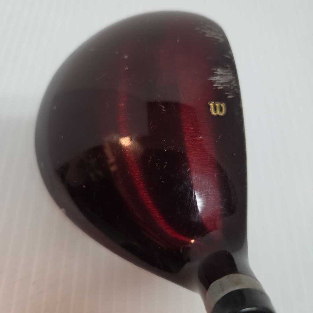 Wilson Deep Red FatShaft Hyper Ti 10.5* Driver Mens Left Hand With Reg Flex Graph Shaft Preowned