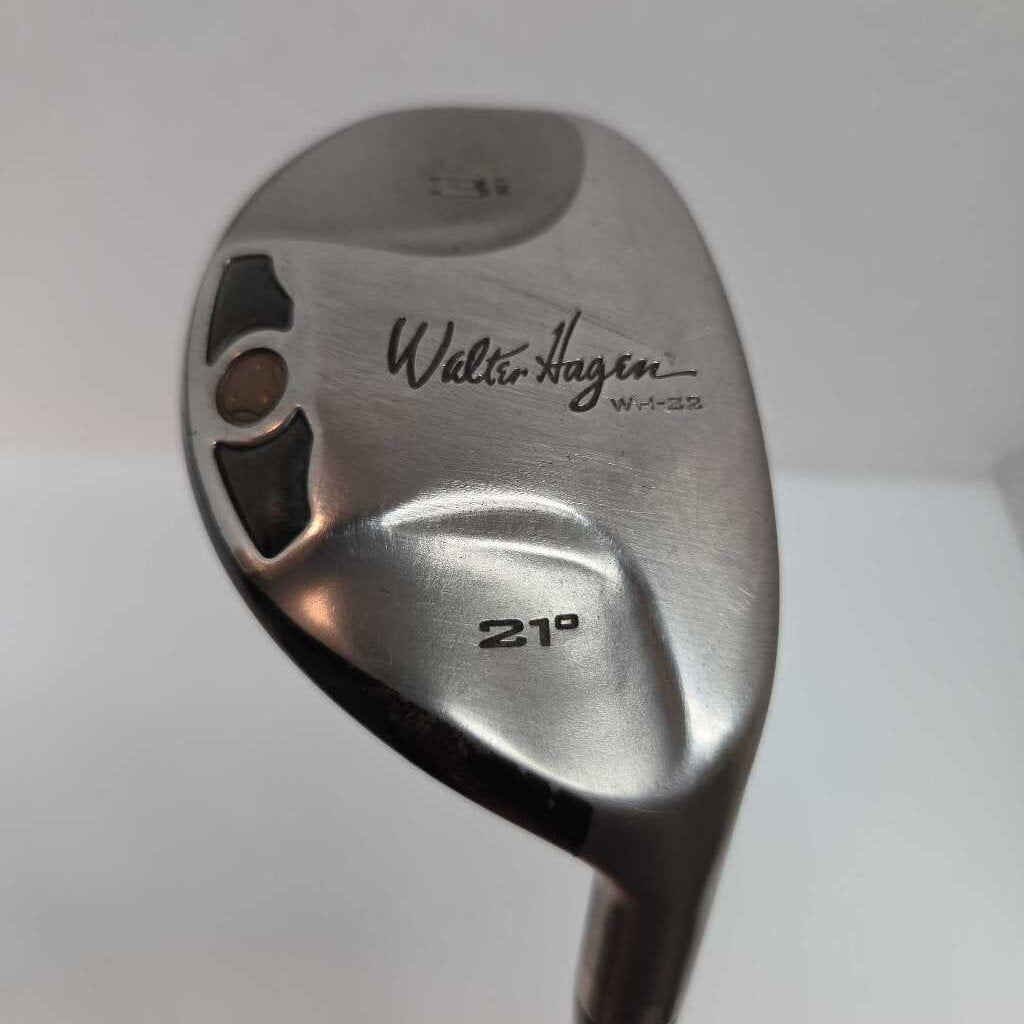 Walter Hagen WH-22 21* 3 Hybrid Mens Right Hand With Uniflex Graph Shaft Preowned