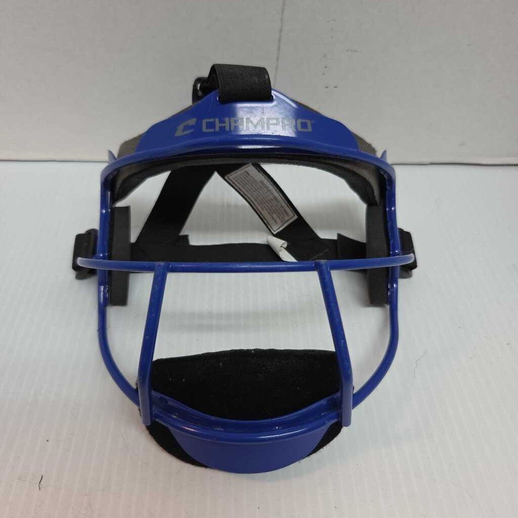 Champro Softball Fielders Mask Blue Senior Preowned