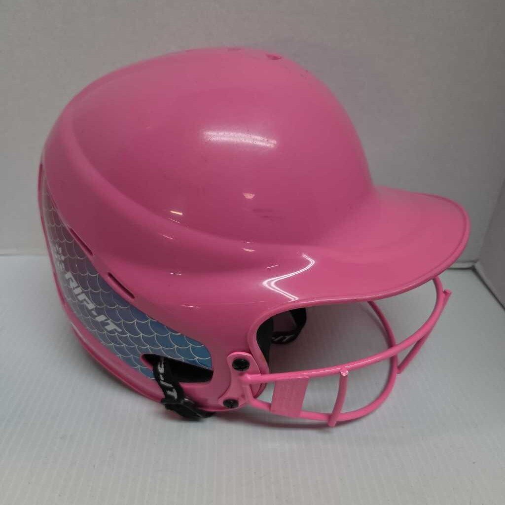 Rip-It Batting Helmet Pink Size S/M ( 6 - 6 7/8 ) Preowned