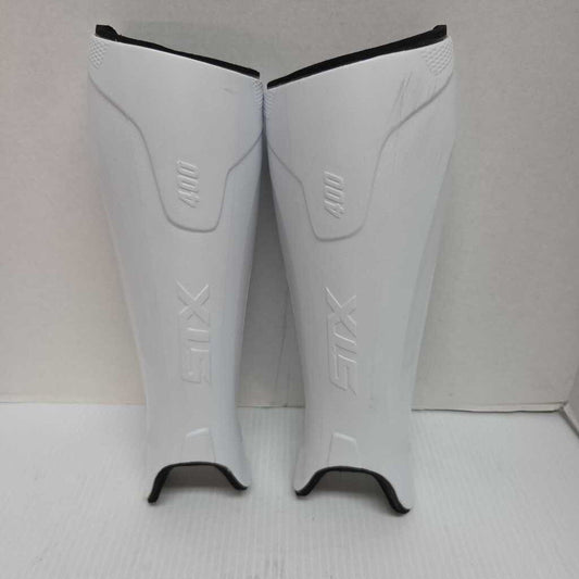 STX 400 Field Hockey Shinguards White Size S/M Preowned