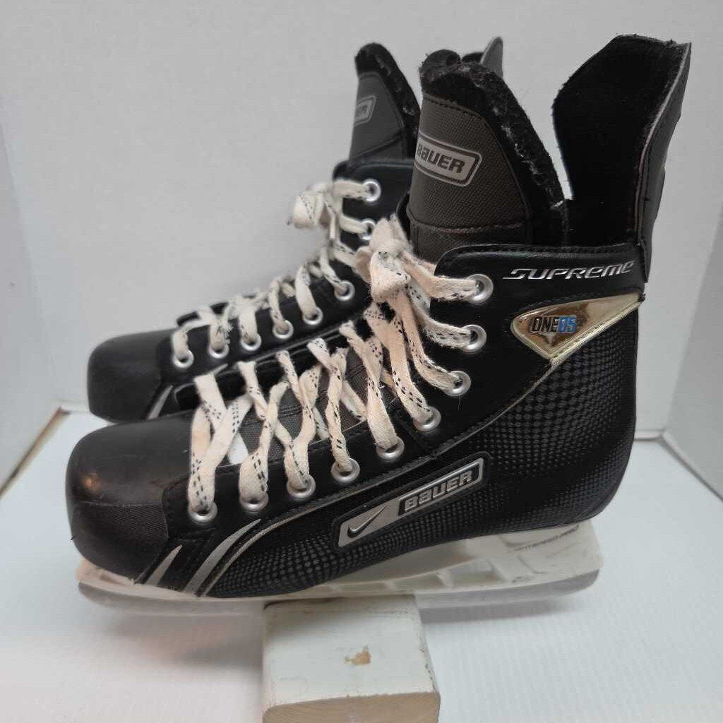 Nike/Bauer Supreme One05 Hockey Skates Black Size 7 Preowned