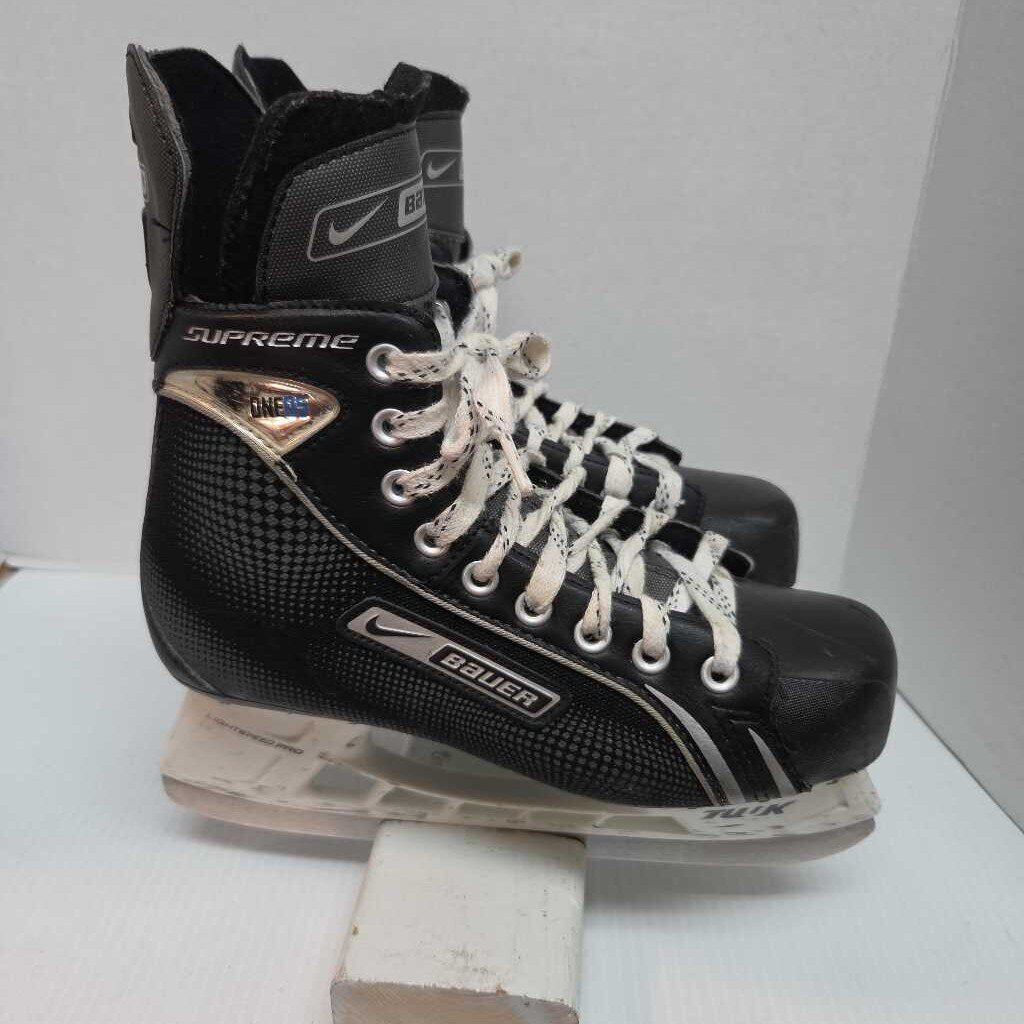 Nike/Bauer Supreme One05 Hockey Skates Black Size 7 Preowned