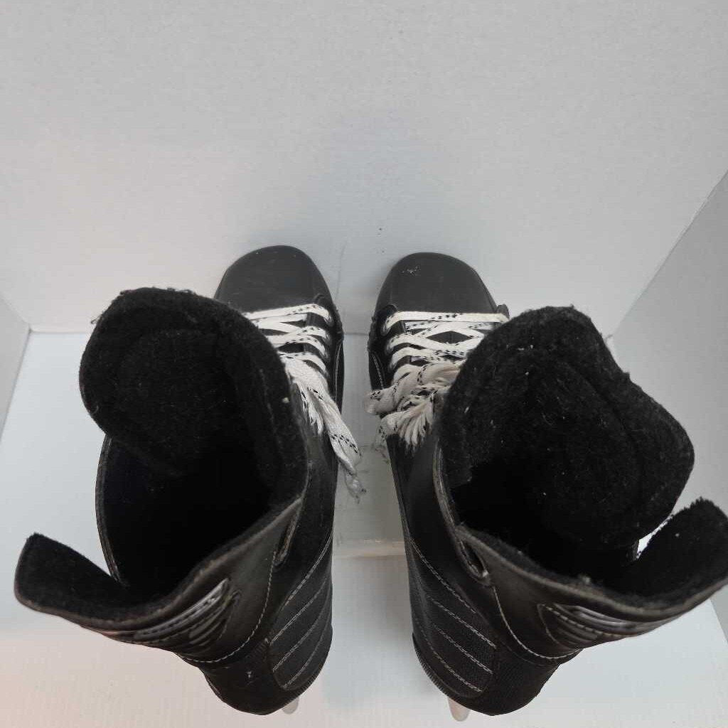 Nike/Bauer Supreme Enforcer Hockey Skates Black Size 12 Preowned