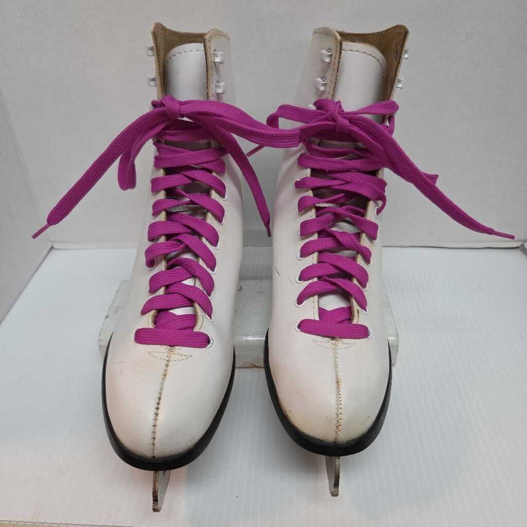 Lake Placid Traditional Figure Skates White Size Womens 10 Preowned
