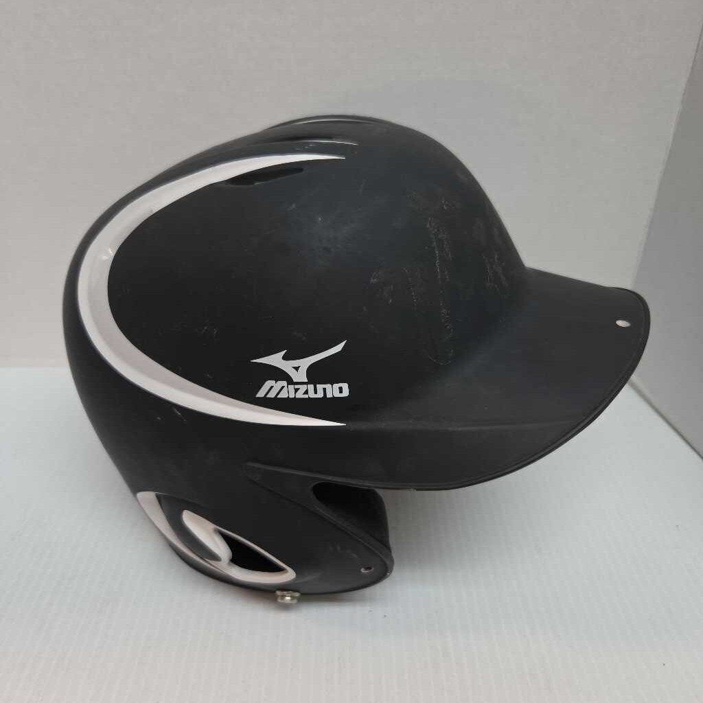 Mizuno Batting Helmet Navy/White Size Senior 7 3/8 - 7 3/4 Preowned