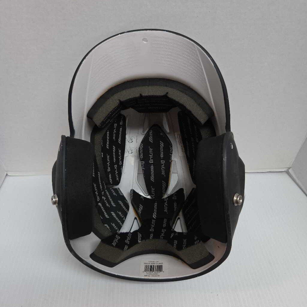 Mizuno Batting Helmet Navy/White Size Senior 7 3/8 - 7 3/4 Preowned