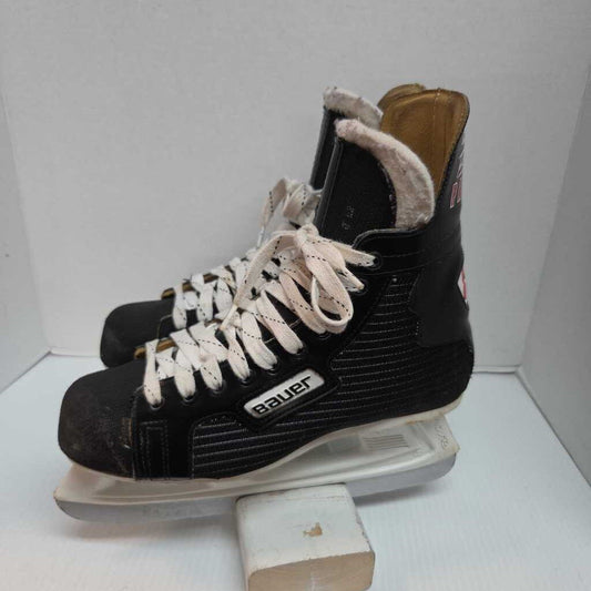 Bauer Black Panther 81 Hockey Skates Black Size 8.5 Preowned