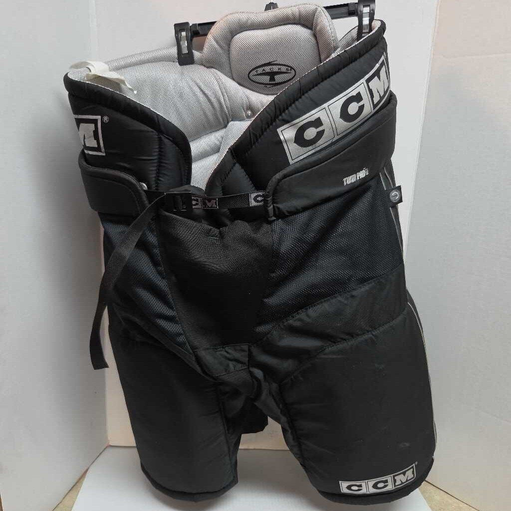 CCM 652 Tacks Hockey Pants Black Size Senior XL Preowned