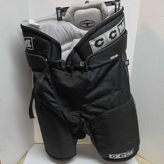 CCM 652 Tacks Hockey Pants Black Size Senior XL Preowned
