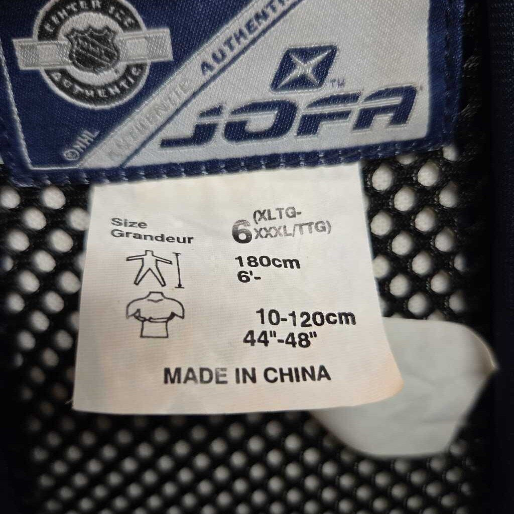 Jofa 8400 Center Ice Series Hockey Shoulder Pads White Size Senior XXXL Preowned