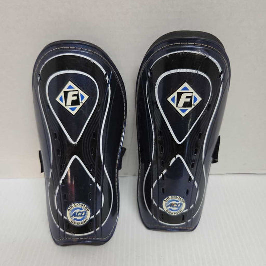 Franklin ACD Soccer Shinguards Navy/White Size Youth M/L Preowned