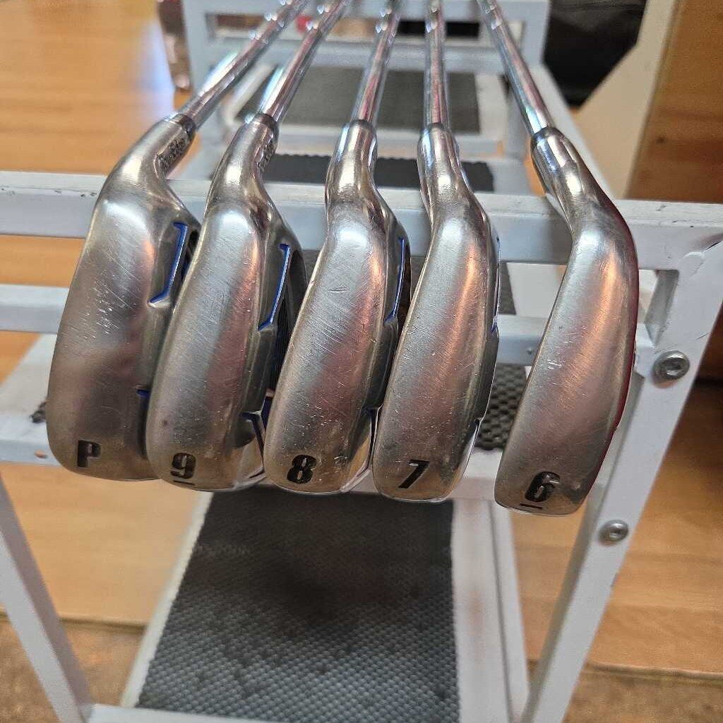 Tour Edge Bazooka 370 Starter Iron Set 6i - PW Mens Right Hand With Uniflex Steel Shafts Preowned