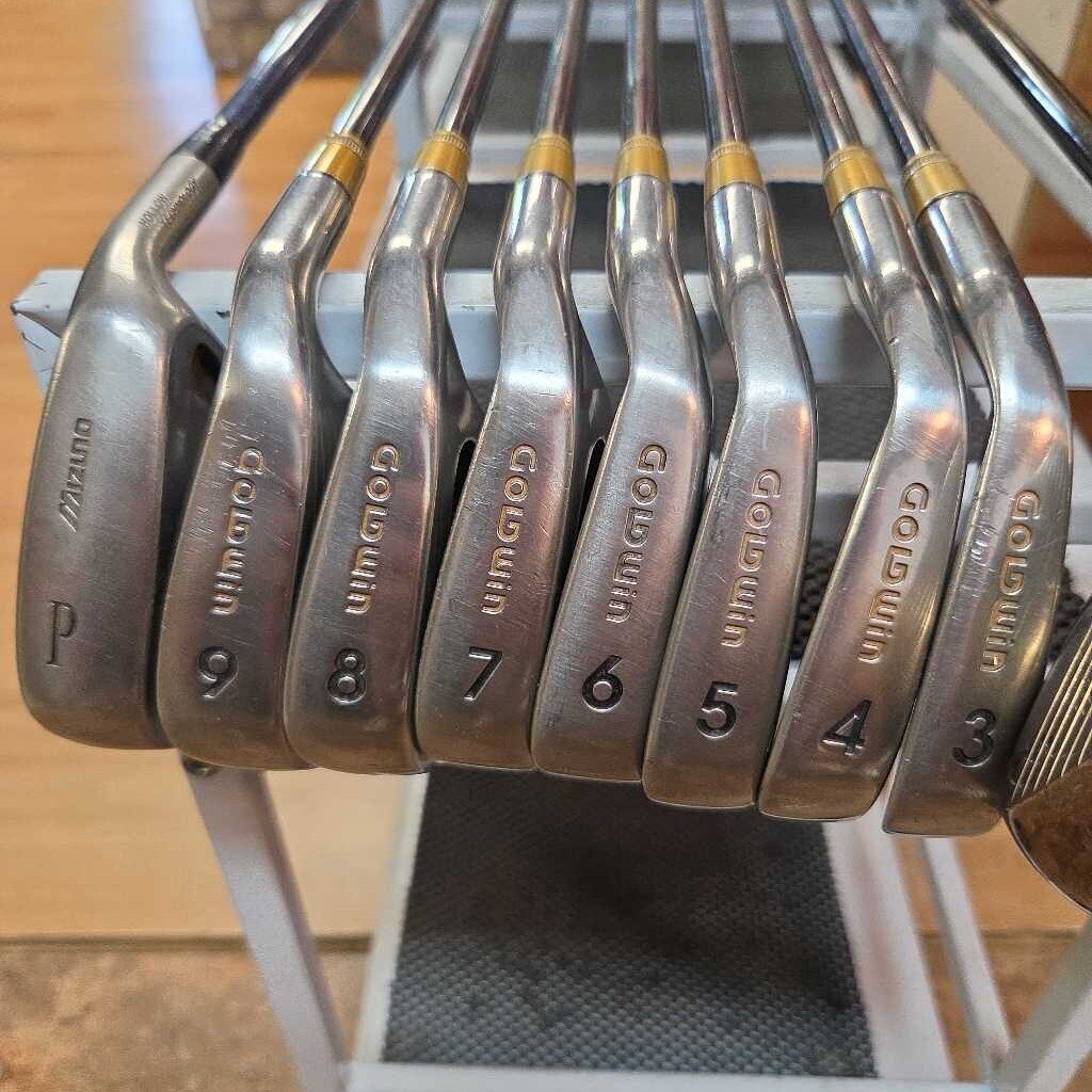Goldwin AVDP Oversize Golf Set 3i-PW, 3WD, 5Wd Mens Right Hand With Stiff Flex Graph Shafts Preowned