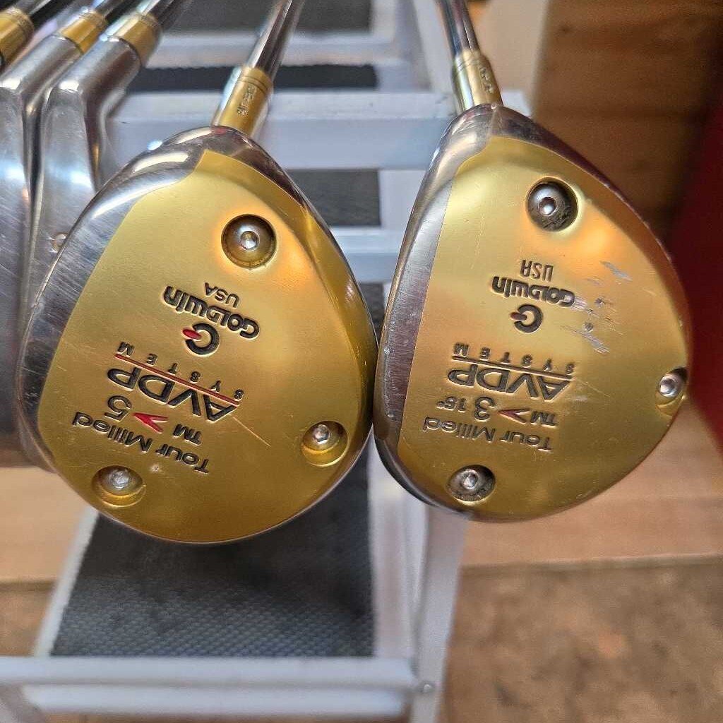 Goldwin AVDP Oversize Golf Set 3i-PW, 3WD, 5Wd Mens Right Hand With Stiff Flex Graph Shafts Preowned