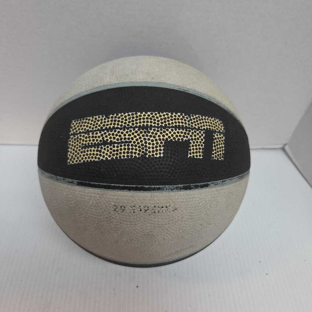 ESPN Themed Rubber Basketball Navy/White Full Size Preowned