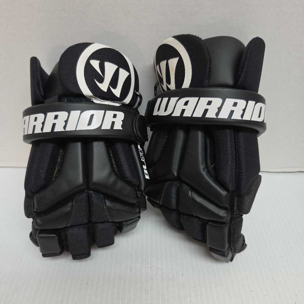 Warrior Burn Model BGS15BKL Lacrosse Gloves Black Size Medium Preowned