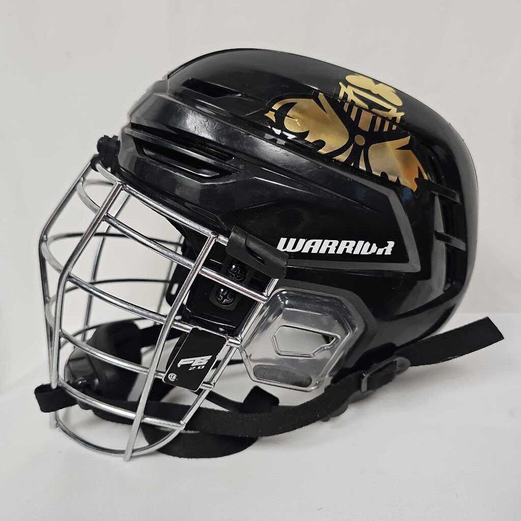 Warrior FatBoy Alpha One Pro Box Lacrosse Helmet | Used | Medium