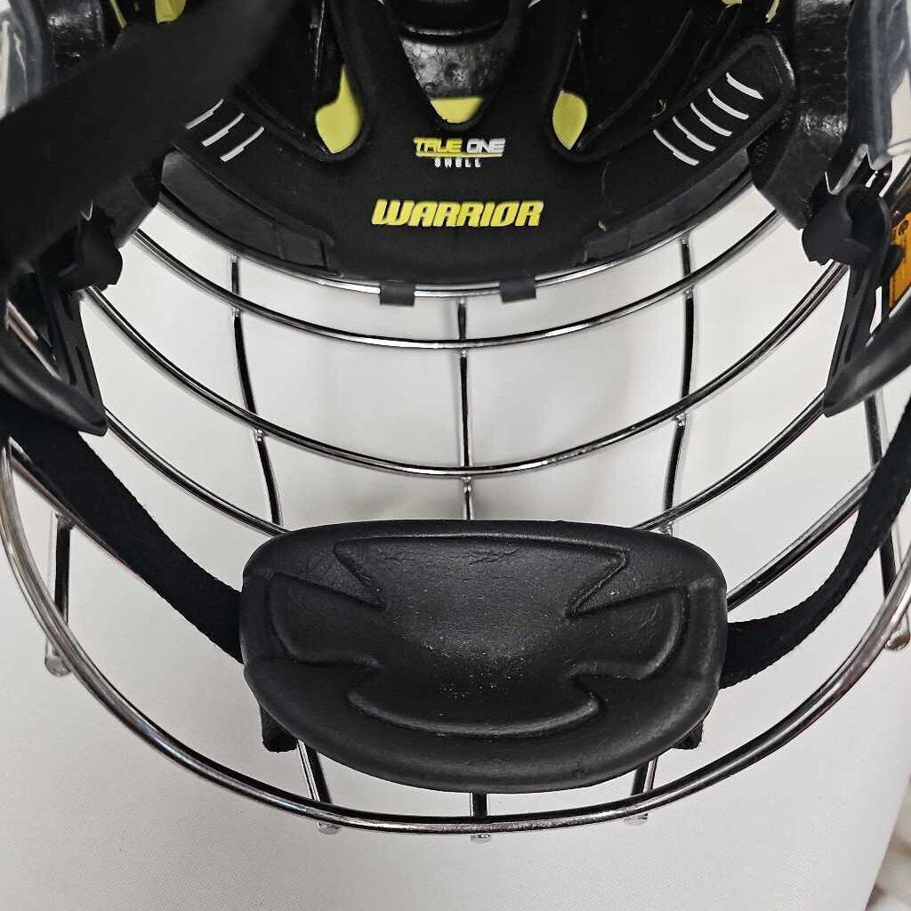 Warrior FatBoy Alpha One Pro Box Lacrosse Helmet | Used | Medium