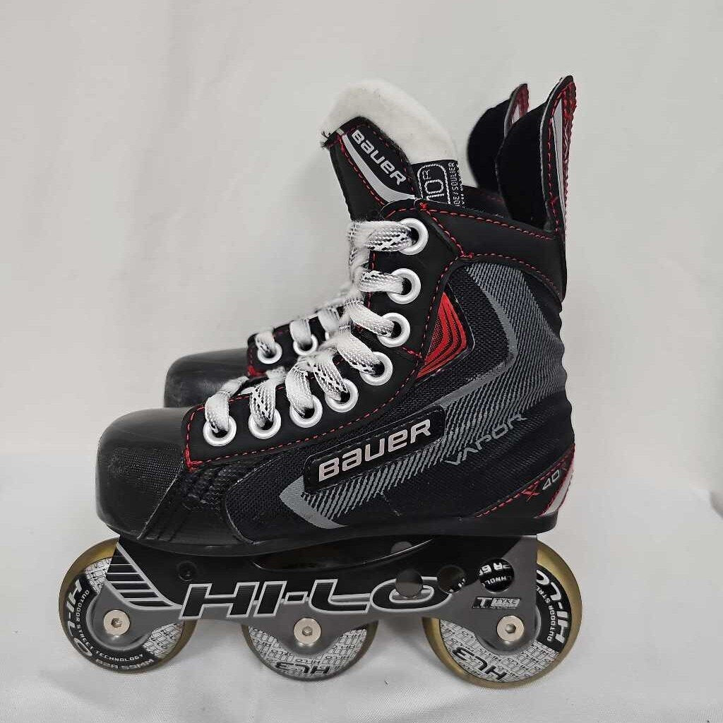 Bauer Vapor X40R Youth Roller Hockey Skates | Used | Y10