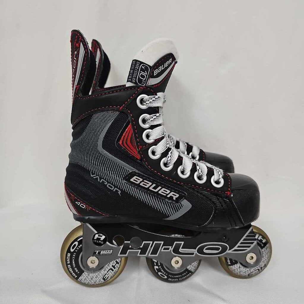 Bauer Vapor X40R Youth Roller Hockey Skates | Used | Y10