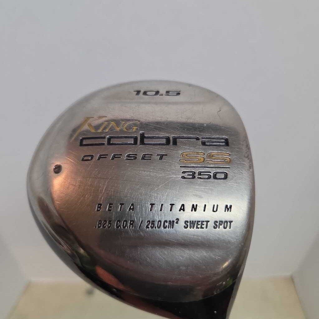 King Cobra Offset SS350 Ti Driver Mens Right Hand With Stiff Flex Graph Shaft Preowned