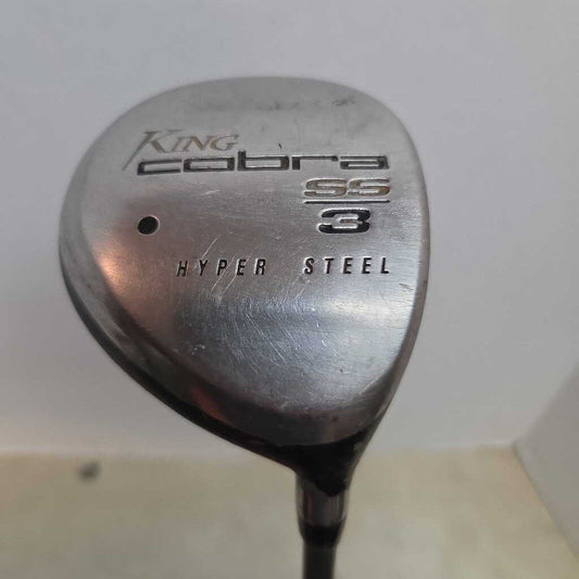 King Cobra SS Hyper Steel 3 Wood 15* Mens Right Hand With Stiff Flex Graph Shaft Preowned