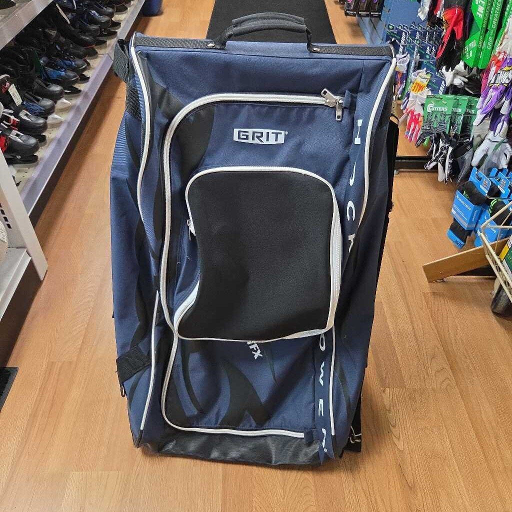 Grit Hockey Tower Wheeled Hockey Equipment Bag Navy Blue Size 33" x 18" x 15" Preowned