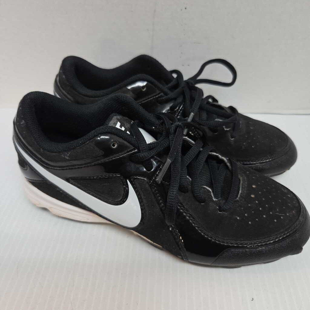Nike MVP Keystone Baseball/Softball Cleats Black/White Size 5 Preowned