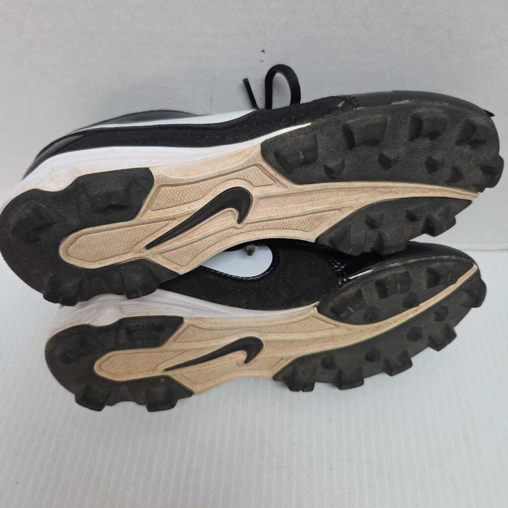 Nike MVP Keystone Baseball/Softball Cleats Black/White Size 5 Preowned