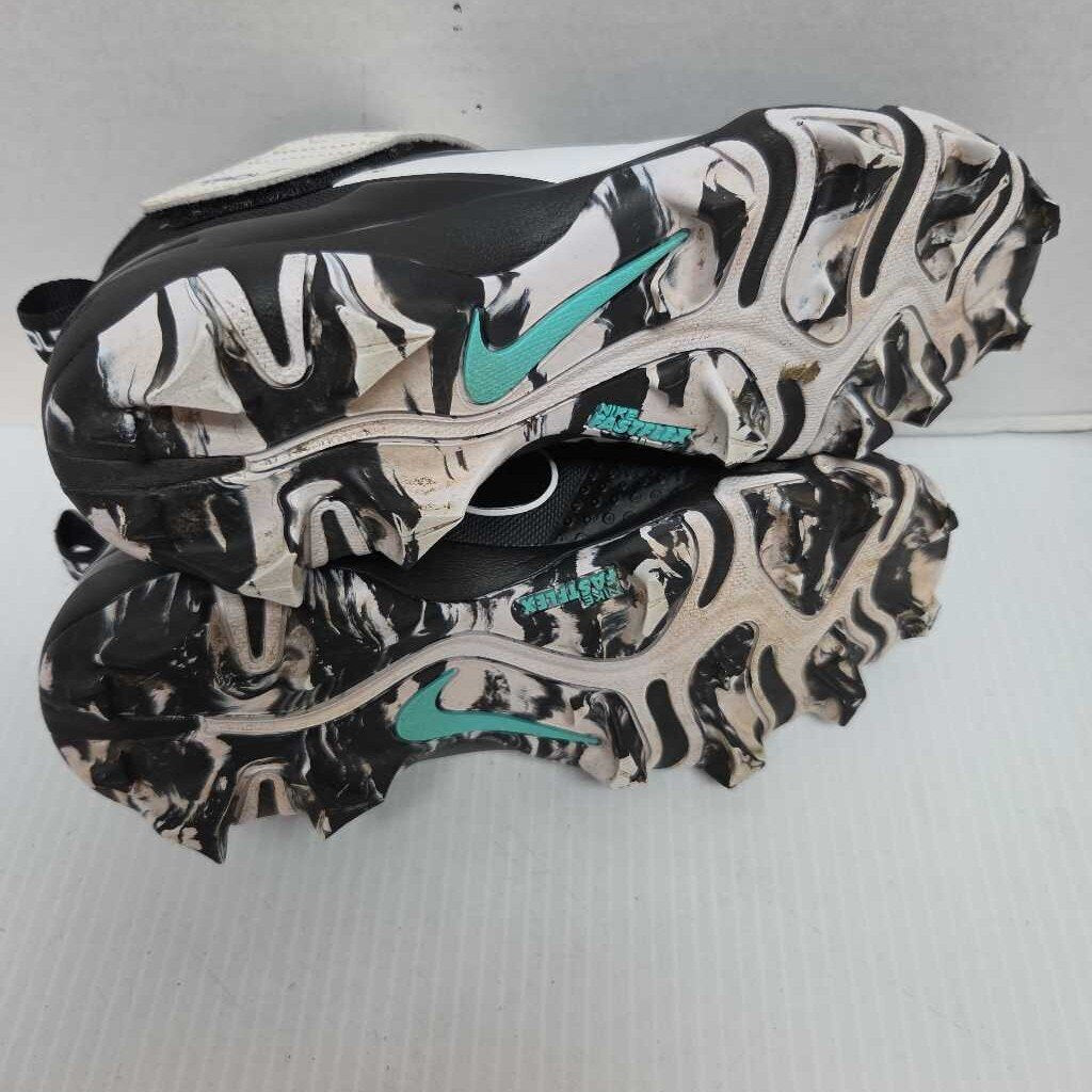 Nike Trout FASTFLEX Baseball/Softball Cleats Black/White Size 5 Preowned