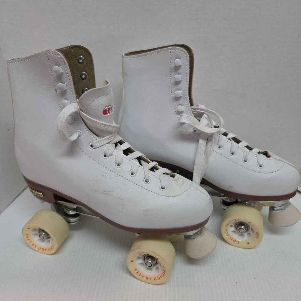 Chicago Skates White Roller Skates Size Women's 11 Preowned