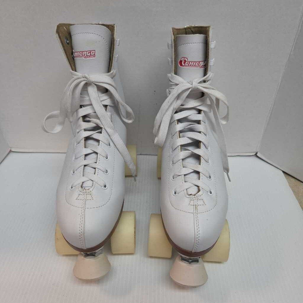 Chicago Skates White Roller Skates Size Women's 11 Preowned