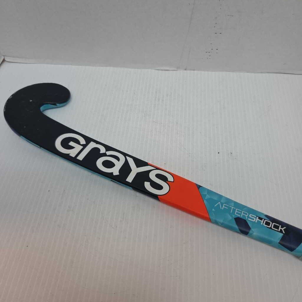 Grays Aftershock Field Hockey Stick Blue/Black/Orange Size Youth 28" Preowned