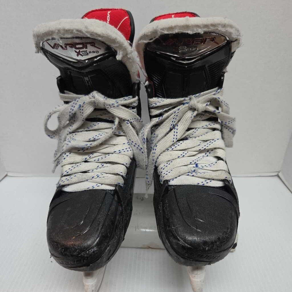 Bauer Vapor X5 Pro Hockey Skates Black/Red Size 3.5D Preowned