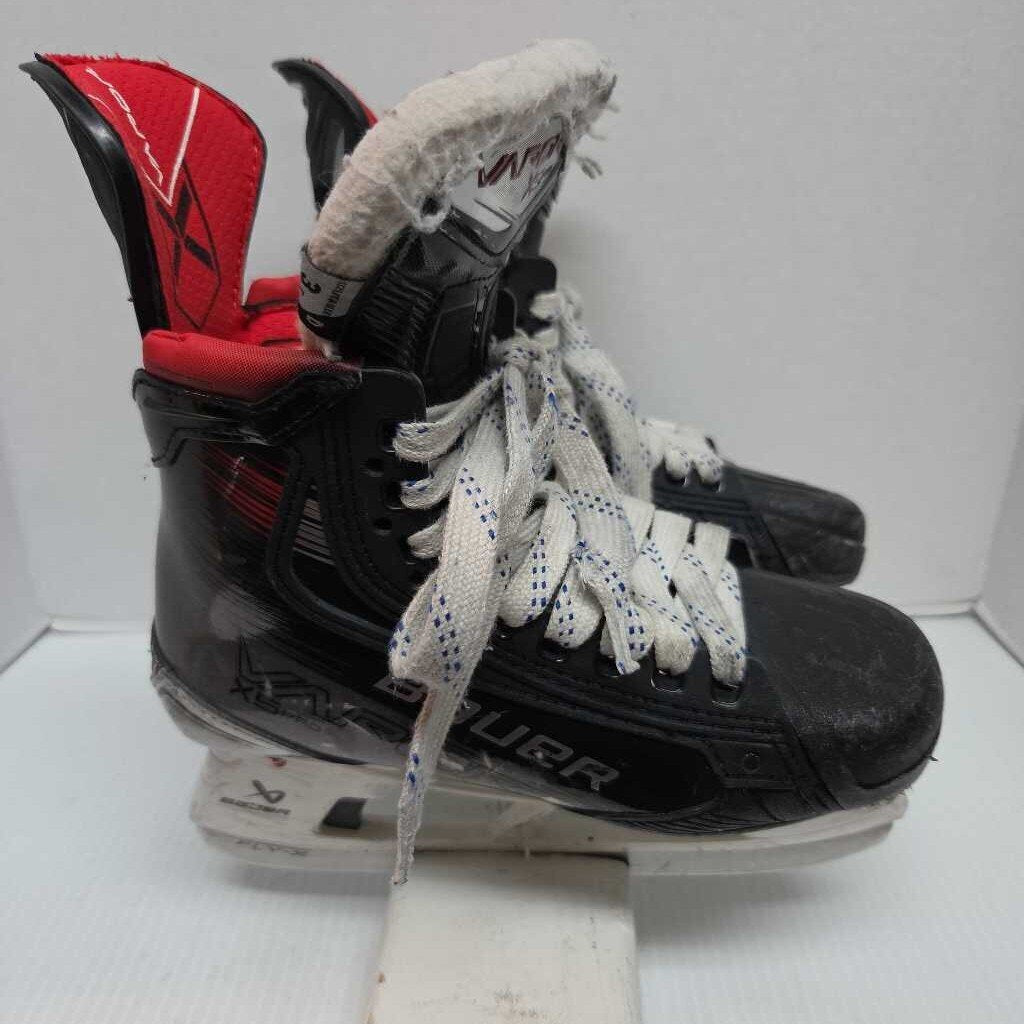 Bauer Vapor X5 Pro Hockey Skates Black/Red Size 3.5D Preowned